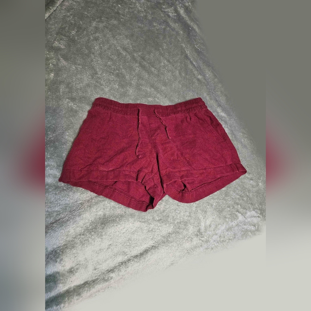 Old Navy Drawstring Terry Shorts - Burgundy